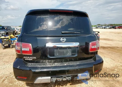 2017 Nissan Armada Sv из США, поврежденный, VIN JN8AY2ND9H9008162